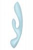 Masażer wibrator Satisfyer Triple Oh light blue